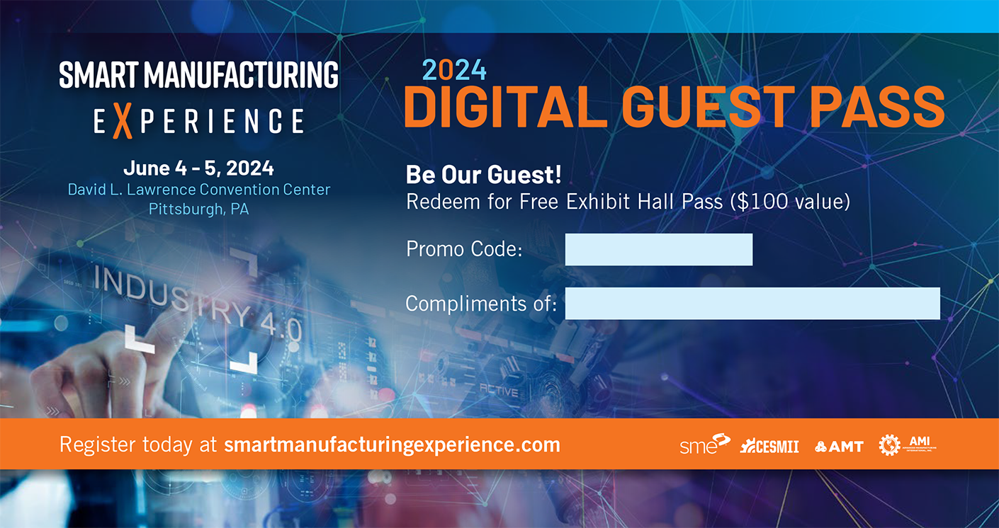 Smart Manufacturing Experience Digital Guest Pass
